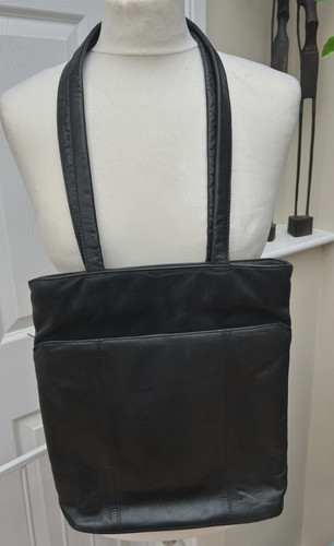 Gigi leather black shoulder - gigi,