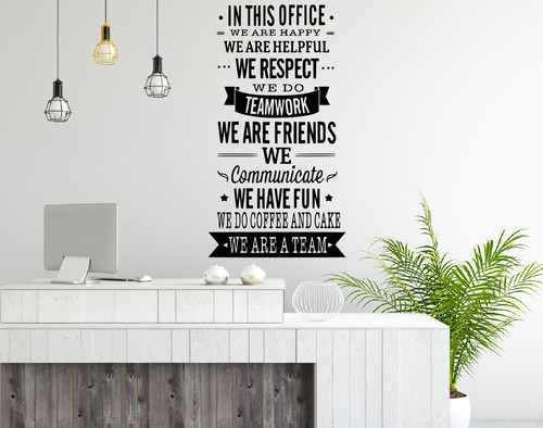 Office teamwork words - words, quote