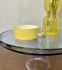 Royal Winton Grimwades Tea Pot Set Yellow Gold Trim Stacking Open Sugar Cup Bowl