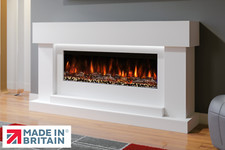 Neon Electric Fireplace Suite