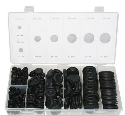 170pcs car rubber grommets kit - grommets,