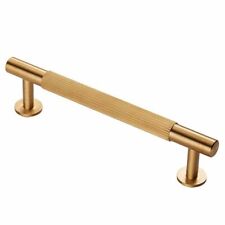 Carlisle Brass Cabinet Handles LINES Cupboard Pull & Knob BRUSHED SATIN BRASS
