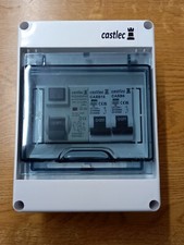 2 Way Garage Caravan Shed Boat Mini Consumer Unit 40A 30Ma RCD 2 MCBS Fuse Box 