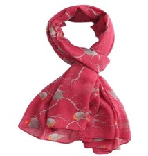 Red Robin Scarf Ladies Womens Robins Scarves Bird Festive Christmas Gift New