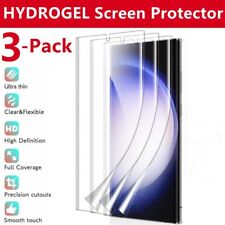 3X Screen Protector For Various Phone Soft Clear TPU Gel Hydrogel Film Cover