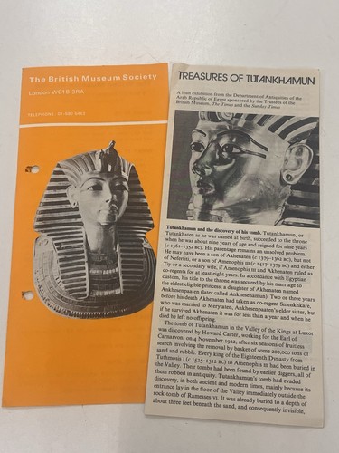 1972 treasures tutankhamun - treasures, of