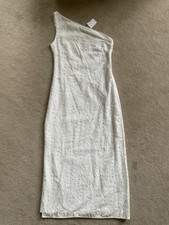 Zara White Dress One Shoulder