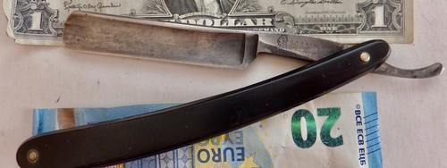Old straight razor mandarin - old,