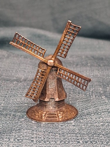 Antique dutch silver windmill - dutch,