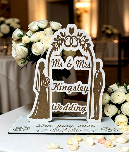 Wedding arch personalized - arch,