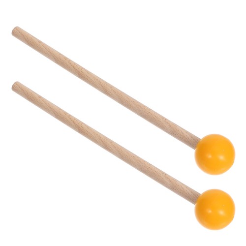 Wooden bell mallet - wooden, soft