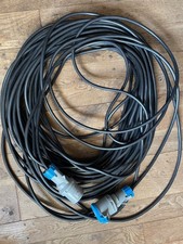 32A amp 240V 3 pin IP44 plug & socket heavy duty extension lead 50M