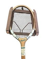 Perlees Vintage Wooden Tennis