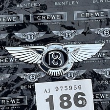 Bentley Metal Chrome Car Badge