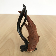 Bowbrook Studios Otter Swimming Figurine Bronzed Pewter & Resin Small 8.5cm