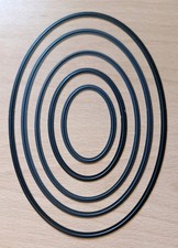 Xcut Large Dies - Nested Oval - 5 dies - largest approx 15.5cm x 10.5cm