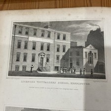 Antique Print 1827 LONDON -