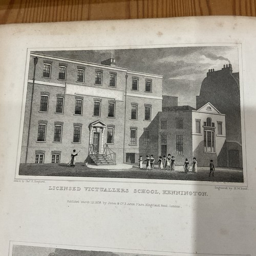 Antique print 1827 london - print,