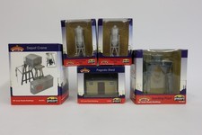 Bachmann Job Lot Model Buildings x5 – OO Gauge 1:76 Scenic Accessory