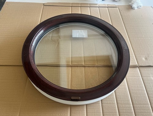 600mm rosewood white circle - 600mm,