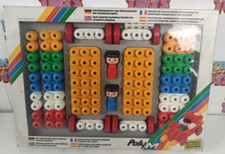 Poly M Ko Duplo Building Blocks Soft Plastic Bricks Adica Pongo Vintage Set