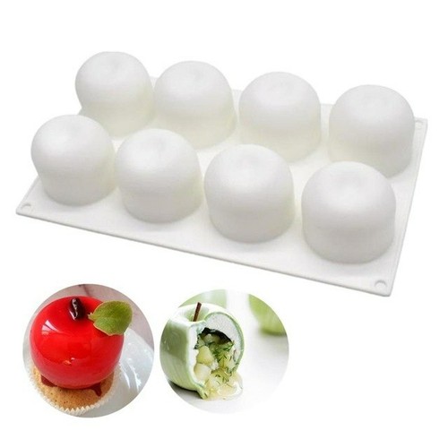 Silicone apple mould - apple,