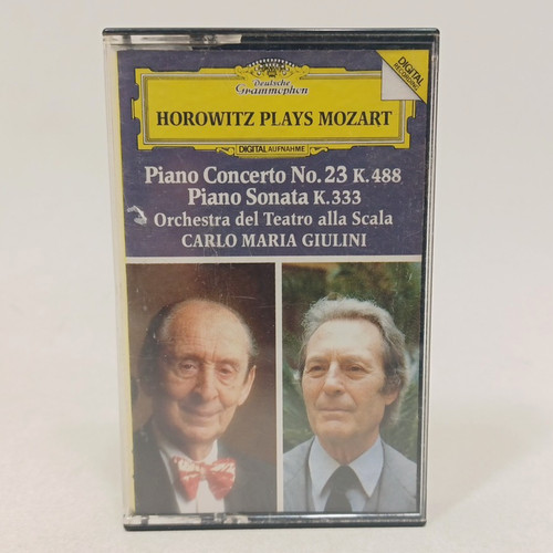 Horowitz plays mozart cassette - mozart,