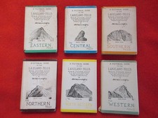 WAINWRIGHT  Pictorial Guide to the Lakeland Fells  6 Book Set Collectable