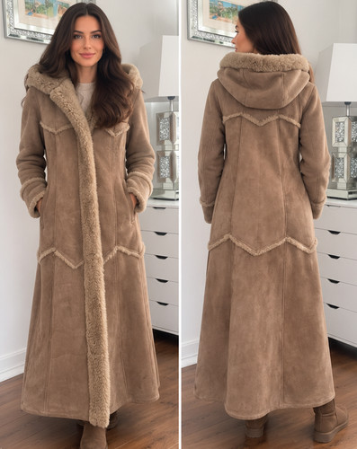 Jaeger hooded real - , sheepskin