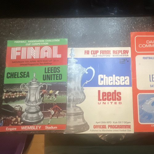 Cup final match programmes - final,