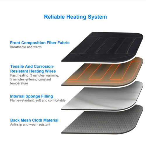 Heated car seat cushion 12v - cushion,