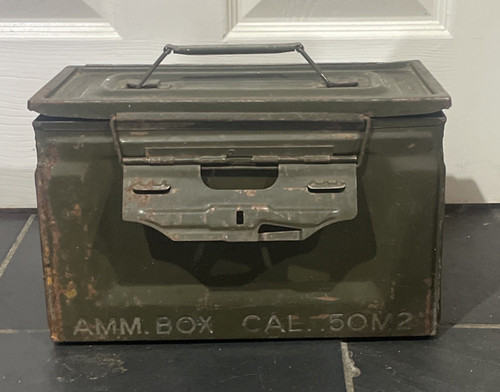 Vintage army ammo box - army,