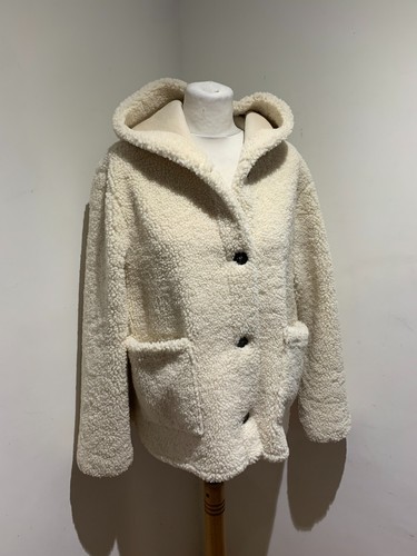 Zara faux sheepskin hooded - zara,