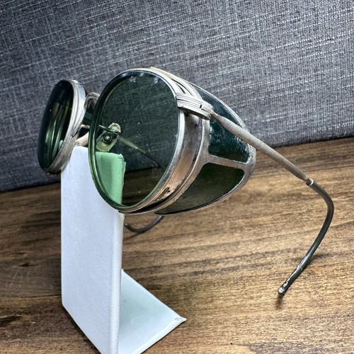 Green safety glasses - safety,