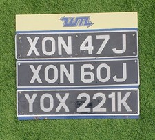 WMPTE Fleetline Number Plates x 3