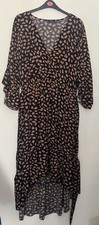 Boohoo Dipped Hem Dress Size