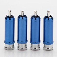 4PCS Pure Copper RCA Connector