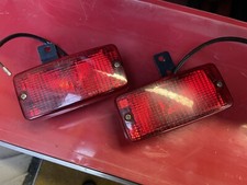 Pair of rear Wipac fog lamp units - probably dealer fit items.