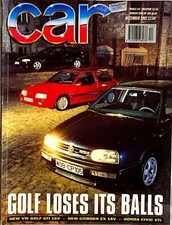 CAR MAGAZINE DEC-1992 - VW