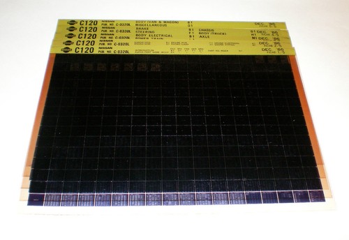 Microfiche spare parts catalog - microfiche,