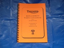 TRIUMPH T120,TR6,6T PARTS BOOK