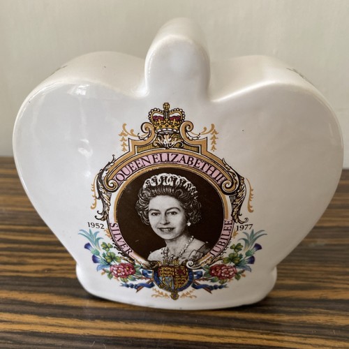 Crown shaped ceramic money - crown, -shaped