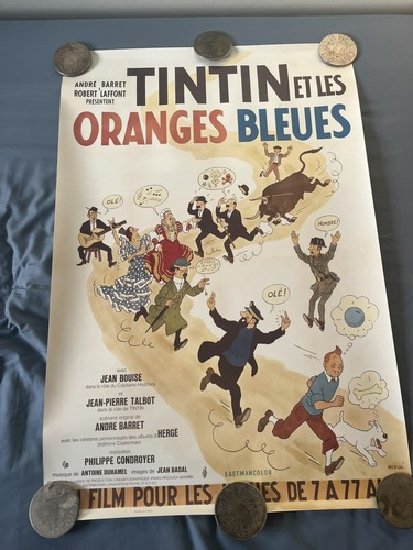 Tintin and the blue - blue,