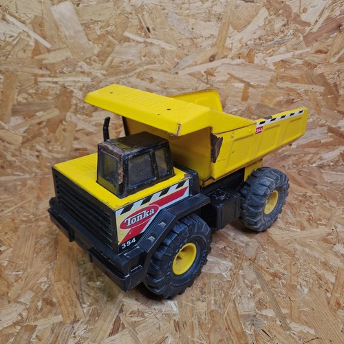 Large yellow tonka mighty dump - tonka,