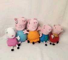 PEPPA PIG Mixed Lot of 5 Plush