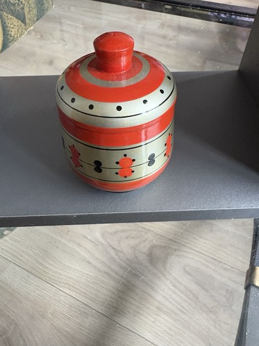 Vintage russian wooden - wooden, red