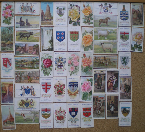 Good condition cigarette cards - condition,