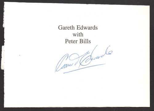 Gareth edwards rugby authentic - rugby,