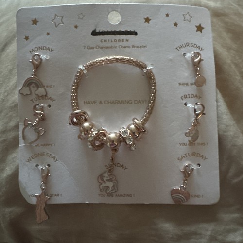 Monsoon girls charms bracelet - monsoon, girls'