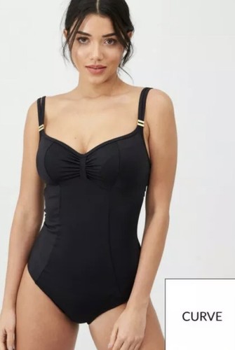 Womens black swimsuit pananche - womens,